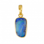 Anhänger_Boulder_Opal_Silber_Vergoldet_22042704